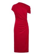 Lauren Ralph Lauren Stretch Jersey Off-The-Shoulder Dress Röd