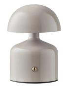 House Nordic Una - Table Lamp, Metal/Plastic, Rechargeable, Grey Grå