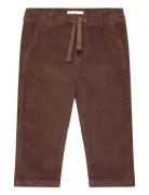 Mango Cotton Corduroy Trousers Brun