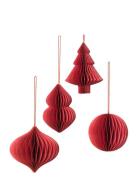 Broste Copenhagen Christmas Mix Ornaments Röd
