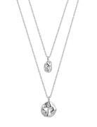 Bud To Rose Kaia Duo Necklace Gold Silver