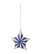 Broste Copenhagen Pulp Star Ornament Blå