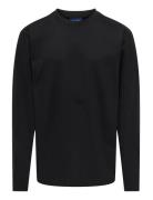 ONLY & SONS Osjfred Life Loose Ls Tee Jrs Noos Svart