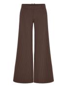 Weekday Low Flared Suit Trousers Brun