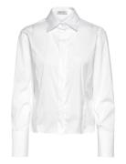 Mango Slim-Fit Poplin Shirt Vit