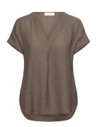 Rosemunde Rwroa Sl Regular Top Brun