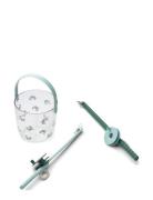 Liewood Cora Printed Crab Rod Set Grön