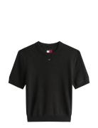 Tommy Jeans Tjw Essential Ss Sweater Svart