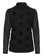 Culture Cumascha Mesh Blouse Svart