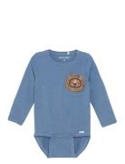 Minymo Body Ls Blå