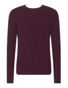 Calvin Klein Ls Texture Cttn Crewnk Sweater 1 Röd