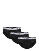 Emporio Armani 3 Pack Bottom Svart