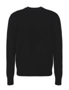 Calvin Klein Ls Cozy Wool Crewnk Sweater 7Gg Svart