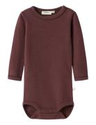 Lil'Atelier Nbfthora Haf Ls Slim Body Lil Burgundy