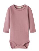 Lil'Atelier Nbfthora Haf Ls Slim Body Lil Rosa