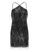 ONLY Onlspacy Sl Halterneck Sequins Dress Wvn Svart