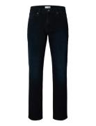 Selected Slh196-Straight Cleo Flex Bb 614 Jns Nos Marinblå