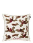 Lexington Home Pine Twigs Organic Cotton Velvet Pillow Cover Vit