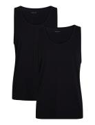 URBAN QUEST The Bamboo 2-Pack Mens Tank Top Svart