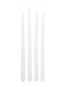 Broste Copenhagen Smooth Taper Candle Vit