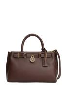 Tommy Hilfiger American Icon Mini Tote Leather Brun