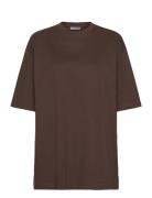 Weekday Over D T-Shirt Brun