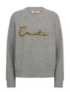 MOS MOSH Mmbrynna Create O-Neck Knit Grå