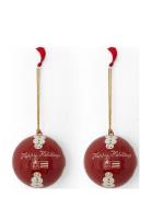 Lexington Home Papier Maché Christmas Tree Ornament Röd