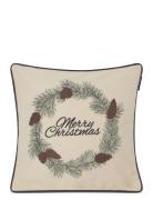 Lexington Home Merry Christmas Wool Mix Pillow Cover Beige