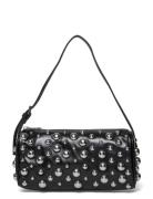Gina Tricot Studded Shoulder Bag Svart