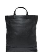 SANDQVIST Leather 2-Way Bag Svart