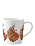 Design House Stockholm Aunt Brown Mug With Handle Vit