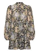 By Ti Mo Striped Organza Mini Dress Grön