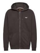 Superdry Essential Logo Zip Hoodie Hb Brun