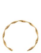 Timi Of Sweden Juni - Wavy Twisted Bangle Bracelet Stainless Steel Gul...