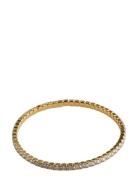 Timi Of Sweden Sunny - Tennis Bracelet Crystal Stainless Steel Guld