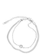 Timi Of Sweden Solvej - Duo Chain Bracelet Stainless Steel Silver