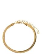 Timi Of Sweden Ivy - Snake Chain Bracelet Stainless Steel Guld