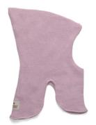 Huttelihut Balaclava Wool Knit Windstop Rosa