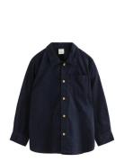 Lindex Shirt Babycord Marinblå