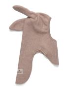 Huttelihut Balaclava Ears Cotton Fleece Beige