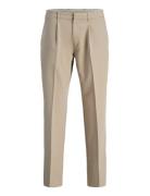 Jack & J S Jprcckarl Jjcameron Pleated Chino Noos Beige