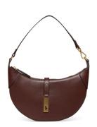 Polo Ralph Lauren Polo Id Calfskin Mini Shoulder Bag Brun