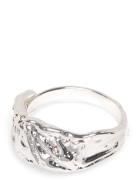 Pilgrim Sol Organic Shaped Crystal Ring Silver-Plated Silver