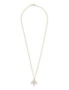 SNÖ Of Sweden Eira Tripple Navette Pendant Neck 50 G/Clear - 50 Cm Gul...