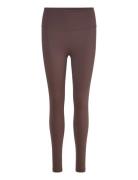 Gina Tricot Highwaist Ruched Yoga Tights Brun