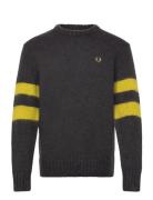 Fred Perry Chunky Tipped S Jmpr Grå
