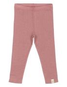 Petit Piao Ppdante Leggings Merino Wool Rosa
