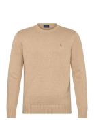 Polo Ralph Lauren Cotton Crewneck Sweater Beige