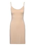 MSCH Copenhagen Mschbetrina Strap Dress Beige